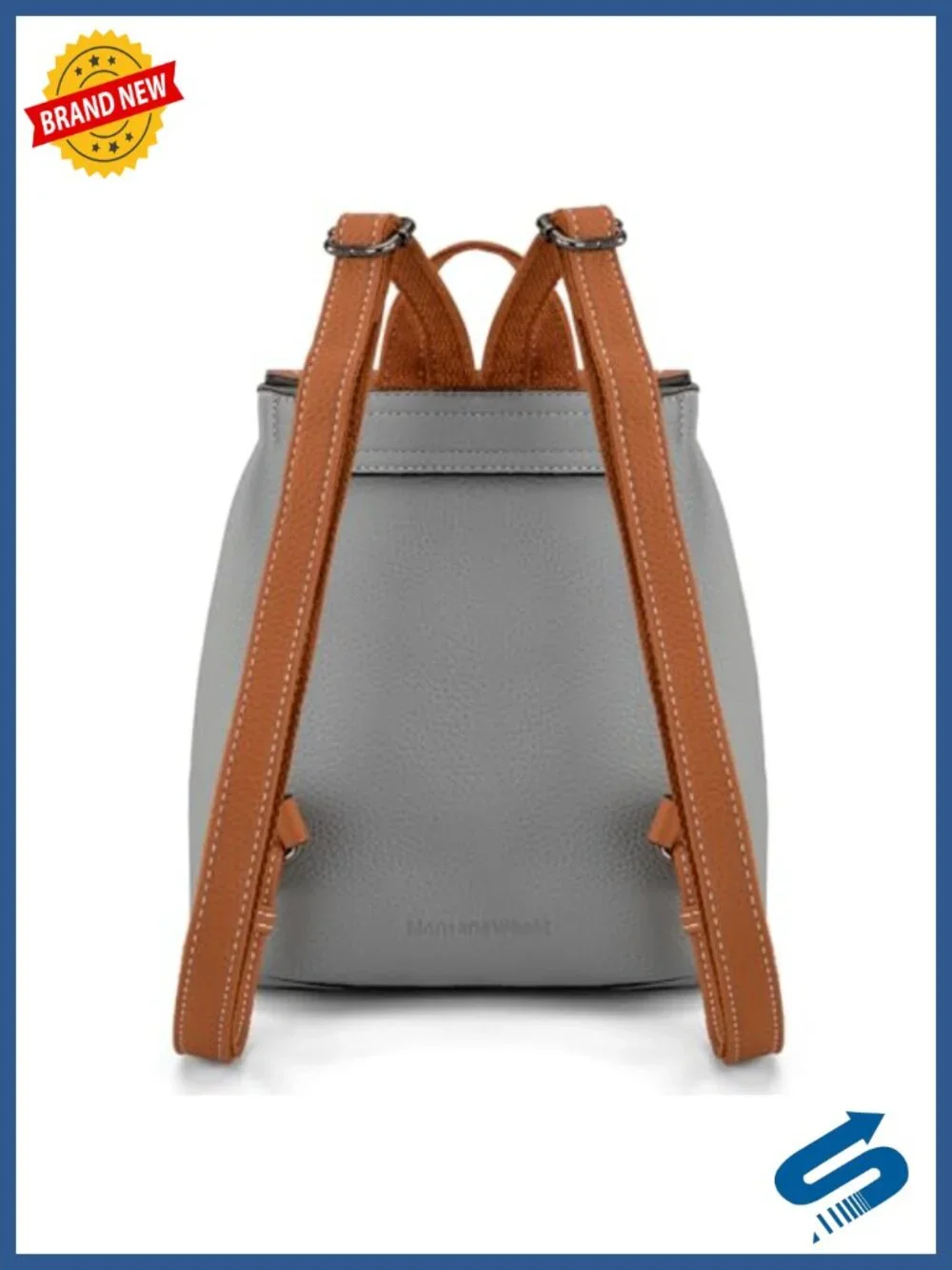 Vegan Leather Small Backpack Purse for Women Convertible Shoulder Bag